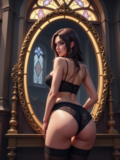 Palace Panties, Magic Mirrors [Flux, Illu, SDXL]